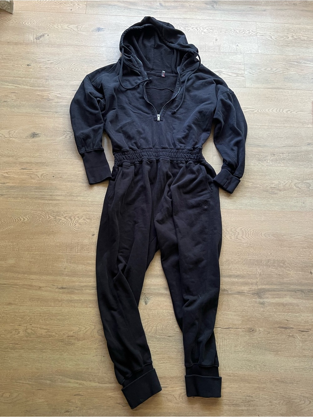 Free People hooded jumpsuit
